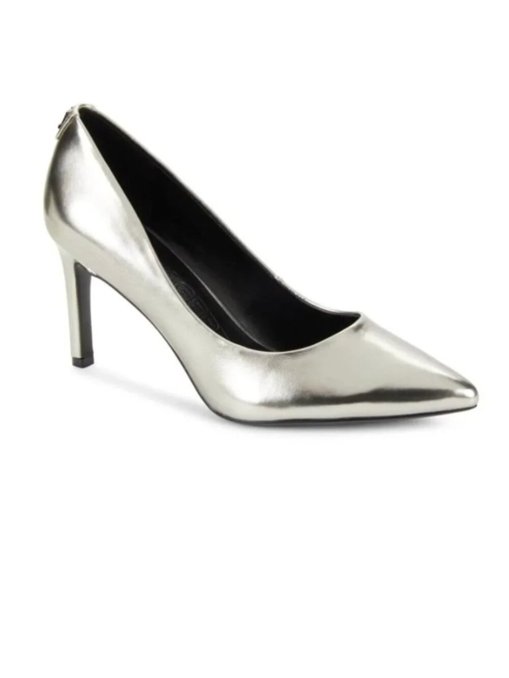 NEW Karl Lagerfeld Paris Women’s Glora 76MM Metallic Pumps